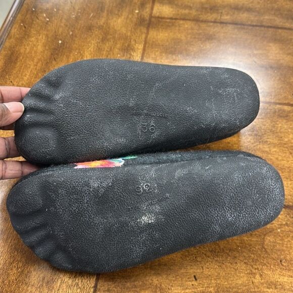 FLEXUS SUGARSKULL SLIPPERS -Black 36=5.5-6 - Picture 5 of 8